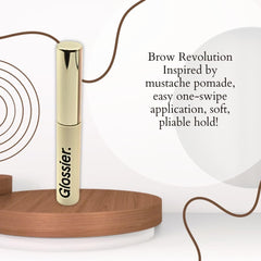 Colágeno soluble condiciona fibras de ceja con Glossier.