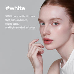 Muestra de tono suave de glow crema BB, cobertura ligera y aspecto uniforme.