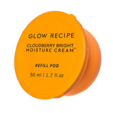 Glow Recipe Cloudberry Bright Cream recharge montrant le soin hydratant pratique.