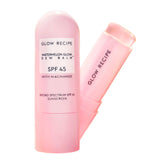 Glow Recipe Stick solaire SPF 45 dans son emballage compact, pratique pour le voyage.