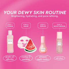 Tónico PHA+BHA para poros Glow Recipe suavizando la piel