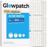 Glowpatch parches de acné 504 unidades en estuche práctico para llevar