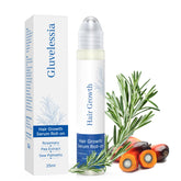 Gluvelessia Serum Roll-On con romero para cabello más denso y nutrido.