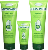 Glysomed hand cream two large tubes on a counter for daily moisture