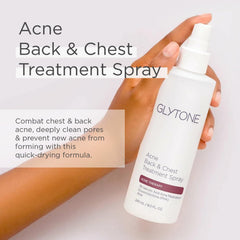 GLYTONE atomizador anti-acné de espalda, niebla fina para cubrir espalda y hombros.