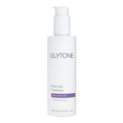 Glytone Mild Gel Cleanser bote: limpieza suave para piel normal a mixta.