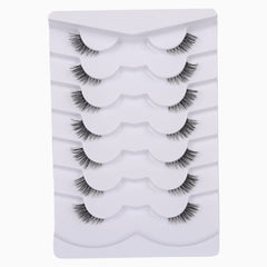 Pestañas parciales naturales de Gmagictobo para un look suave y definido.