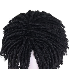 GNIMEGIL peluca dreadlocks, detalle de la línea de cabello suave para acabado natural.