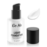 Go Ho White Liquid Foundation bottle shown for a flawless base and color correction.