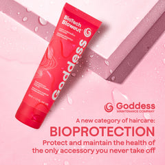 Goddess Maintenance Biotech Blowout hidratación ligera y brillo duradero en el cabello.