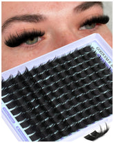 Goddvenus clusters de pestanas wispy con picos para un look suave y volumen ligero