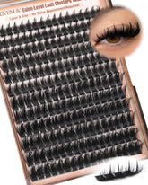 Goddvenus manga lash primer plano de conjuntos espigas para volumen rápido y natural.