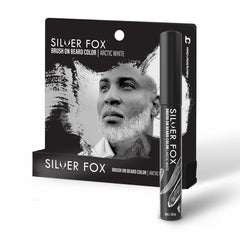 Godefroy Barbers Choice Silver Line muestra aplicación rápida con cepillo integrado para un tono plateado.