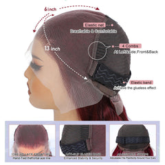 GOFWARD peluca con baby hair para líneas de frente realistas.