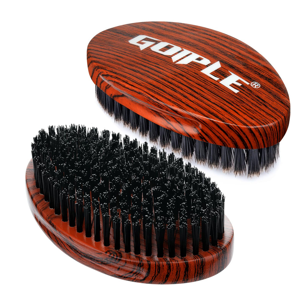 Goiple 360 Cepillo Ondulado Curvo para hombres, agarre cómodo y ondas definidas.