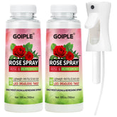 Goiple agua de rosas para locs, botella muestra hidratación profunda para el cabello.