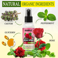 Goiple aplicación diaria-agua-rosa en locs para brillo