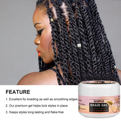 Goiple Gel para trenzas: ingredientes naturales para cuidado durante el peinado.