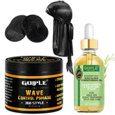 Goiple conjunto de ondas natural para definir y mantener la textura