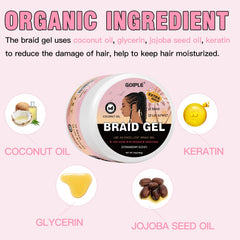 Goiple Gel: ingredientes orgánicos como argán, cera de abeja y coco cuidan el cabello