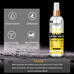Goiple spray sin residuos para encaje, look natural