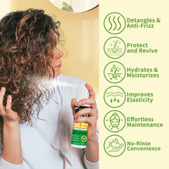 Goiple Wig Milk Spray: aceite de coco para nutrición y brillo.