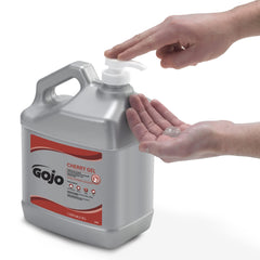 GOJO Cereza Gel Pomez, manos limpias al instante tras uso intensivo.