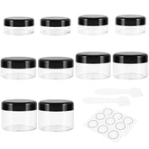 Contenedor Golacky de 3 g con tapa rosca, ideal para viajar y organizar muestras de cosméticos.