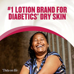Gold Bond Ultimate Diabetics' Foot Cream pump dispense shot for easy application.