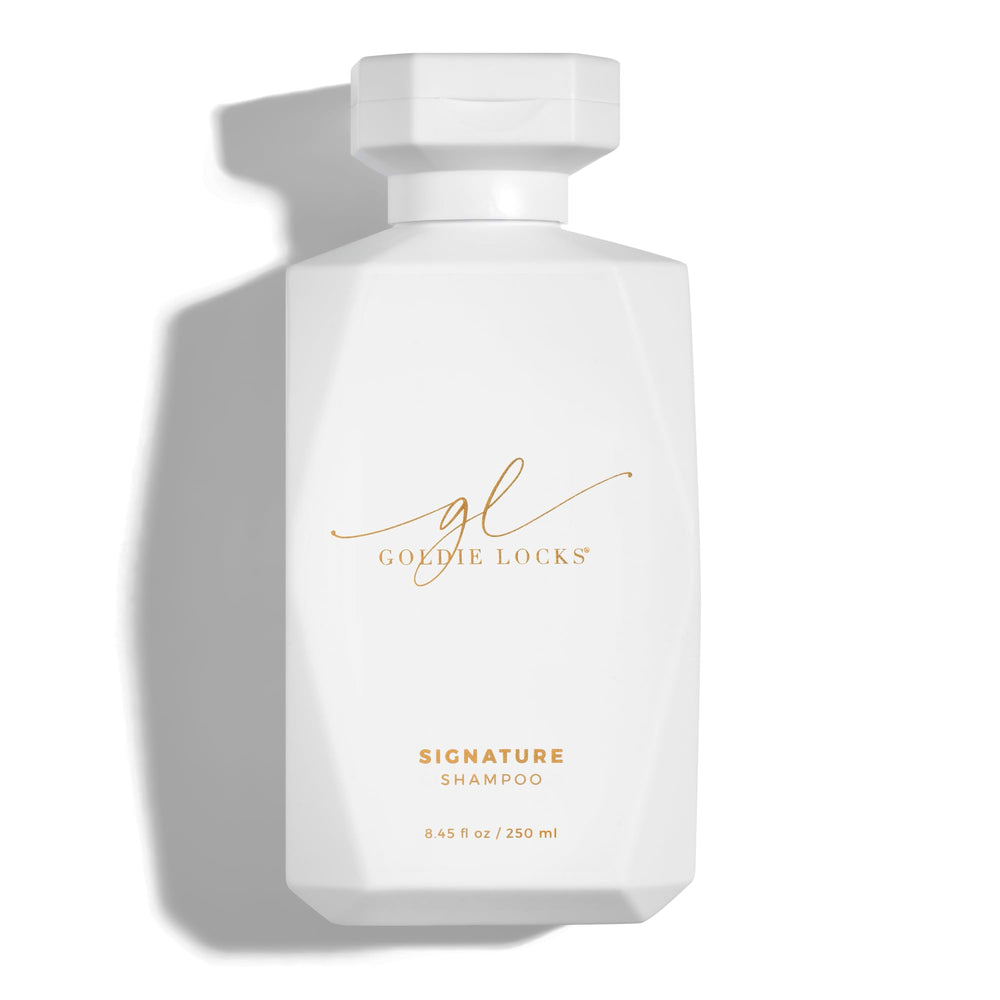 Goldie Locks Ultra Hydratante Champú, nuevo empaque, fórmula ultrahidratante para cabello suave.