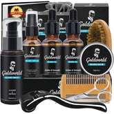 GoldWorld kit barba: aceite en dos envases para hidratación rápida