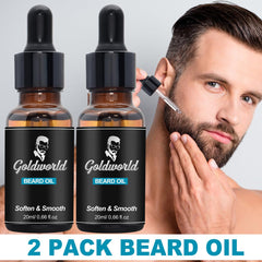 GoldWorld kit barba: peine de madera para un peinado cómodo