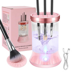 GOLIKEE limpiador automático para cepillos de maquillaje, limpieza eficiente de cepillos y esponjas