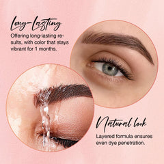 GOLLEE pestanas cejas efecto natural color duradero de 8 semanas