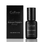 Golleepro adhesivo para pestañas, rápido secado, aplicación profesional para sesiones eficientes.