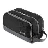 Bolsa Gonex de aseo para viaje en nailon negro con gran capacidad.