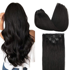 GOO GOO Extensiones clip-in: colocación rápida para un look natural.