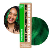 Good Dye Young Kowabunga streaks bottle showing vibrant green color for bold looks