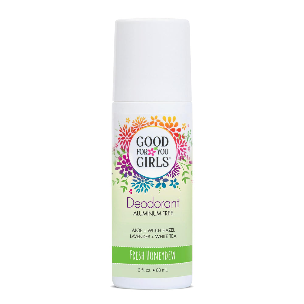 Desodorante Good For You Girls rodillo transparente con aroma Honeydew, protección discreta.
