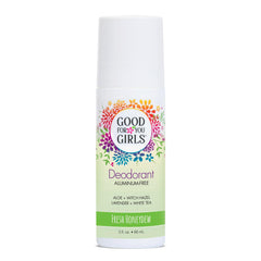 Desodorante Good For You Girls rodillo transparente con aroma Honeydew, protección discreta.