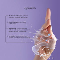 Good Light tonique lait lunaire, application douce pour un teint lisse et frais.