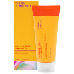 Good Molecules limpiador facial hidratante con agua de rosas para piel suave