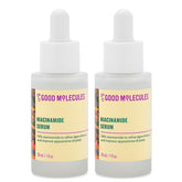 Good Molecules Niacinamide Serum Pack 2: bote gotero para aplicación precisa y suave