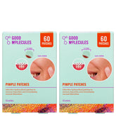 good molecules parches acne ultrafinos sobre empaque para cobertura discreta.