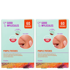 good molecules parches acne ultrafinos sobre empaque para cobertura discreta.