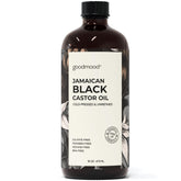 GOODMOOD Aceite de ricino jamaicano negro en botella, nutrición capilar.