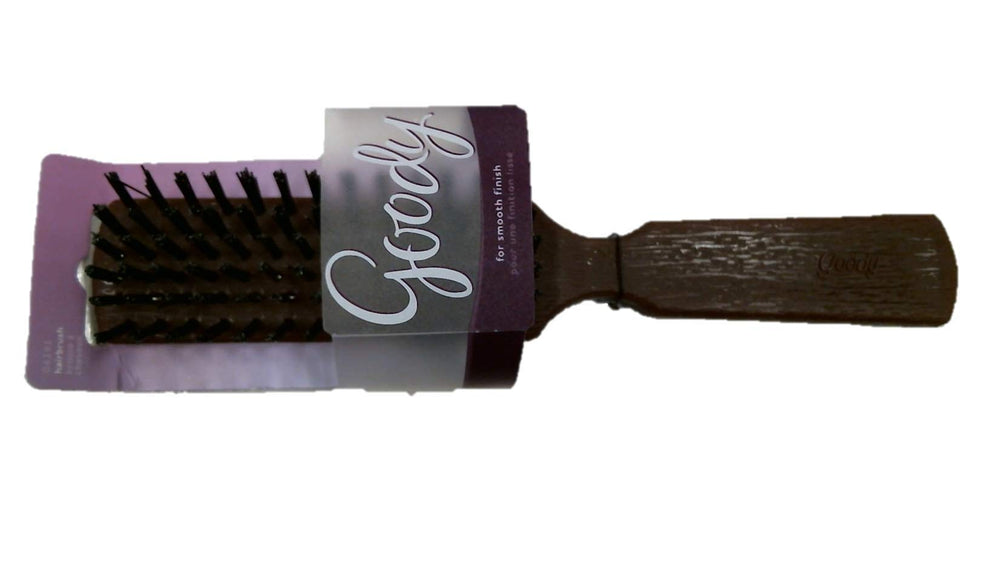 Cepillo Goody Woodgrain para alisar el cabello y reducir el encrespamiento diario.