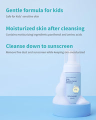 GOONGBE Niños espuma facial pH bajo para cuidado delicado