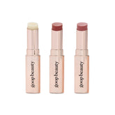 goop Balsamo labial Trio transparente para labios secos y suaves.