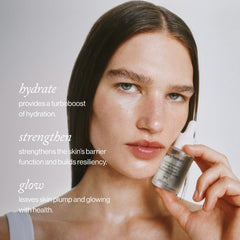 goop serum de exosomas, aplicación en el rostro para piel suave